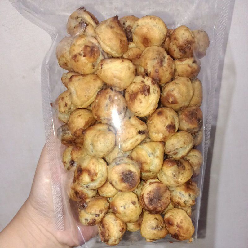 Jual Cod Soes Coklat Lumer Soes Kering Coklat 250gr Soes Mini