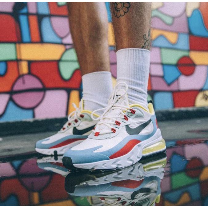Kualitas Terbaik Sepatu Nike Air Max 270 React Bauhaus Multi Premium Original CUCI GUDANG