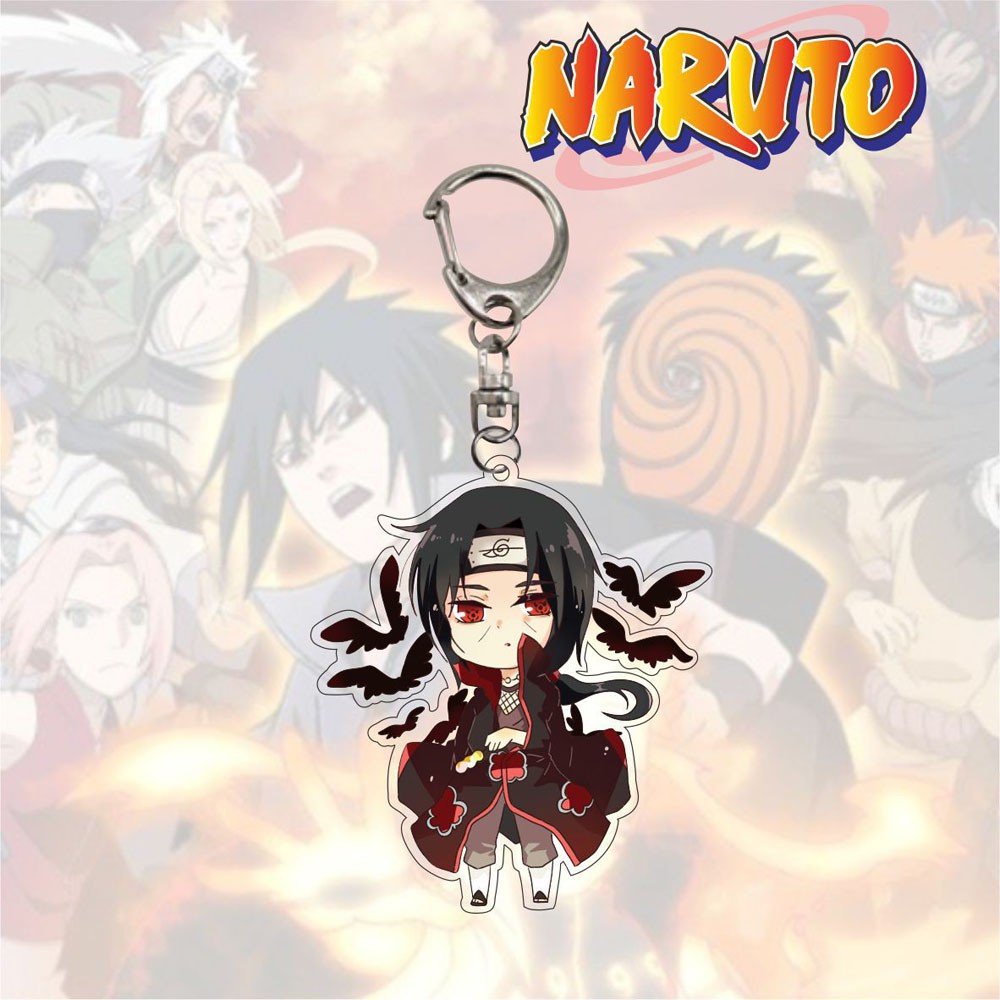 Lanfy Gantungan Kunci Action Figure Anime Naruto Versi Q