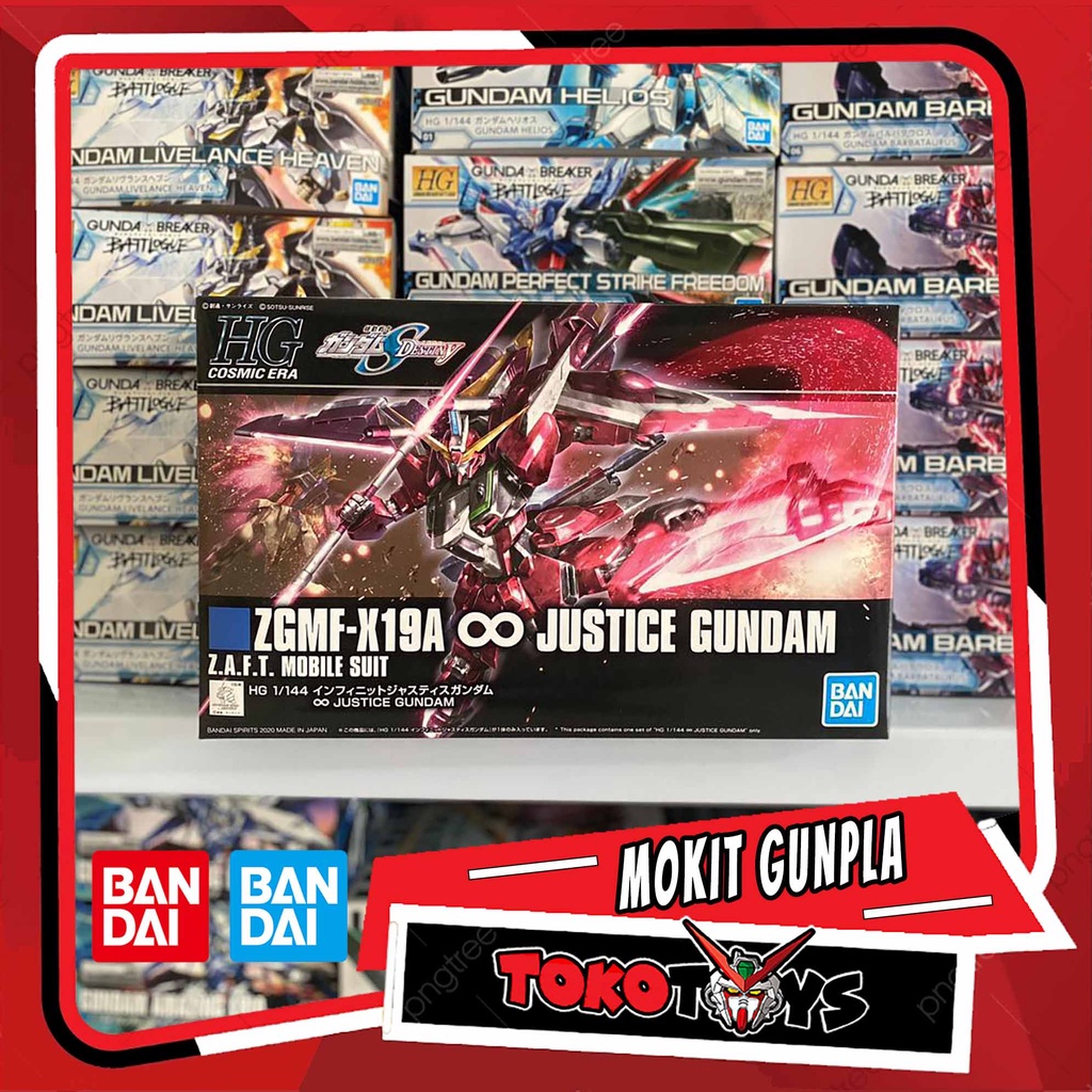 GUNDAM HGCE ZGMF-X19A JUSTICE - HG INFINITE JUSTICE GUNDAM ORIGINAL
