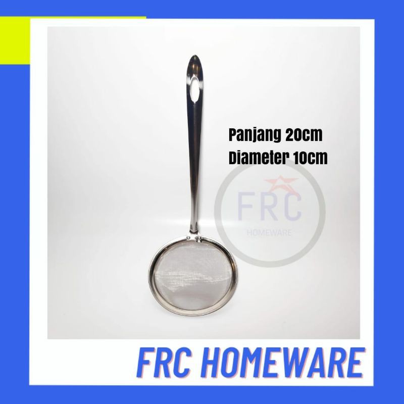 Saringan Minyak 10 cm / Saringan Ampas Minyak / Saringan Stainless Halus / Penyaring minyak