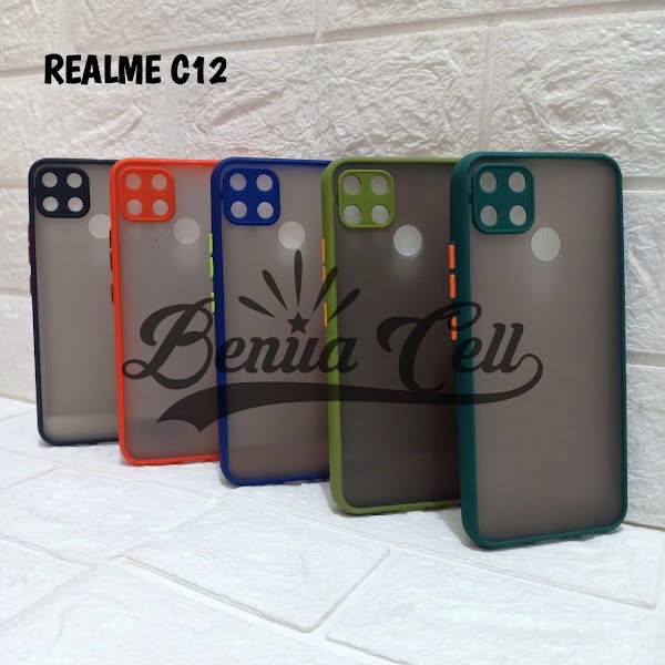 CASE REALME C15 C12 C11 - CASE MATTE FULL COLOR  REALME C12 C11 C15 - BC