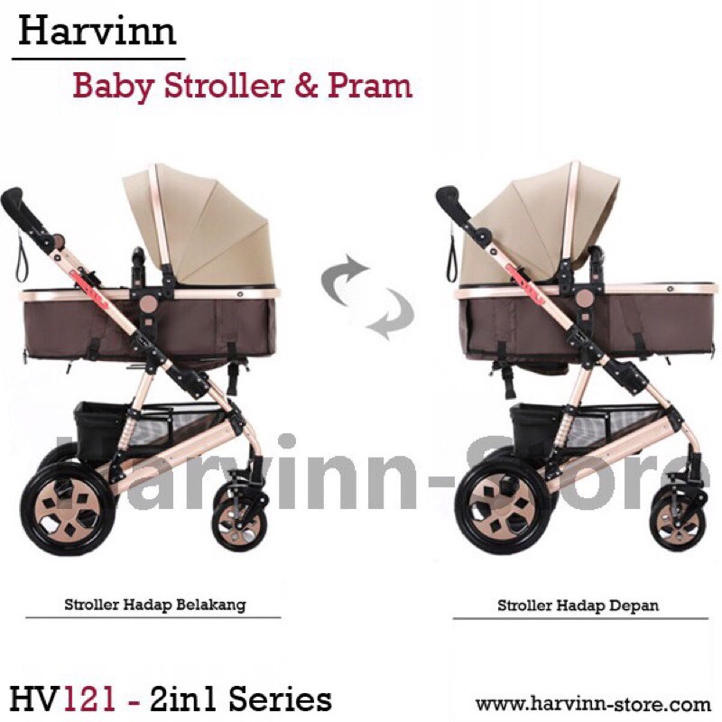 Preloved Harvinn Baby Stroller & Pram