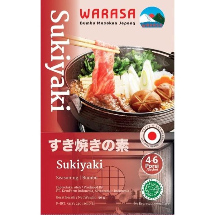 

Warasa Bumbu Sukiyaki Sauce - Non MSG (Qty. 1 pack)