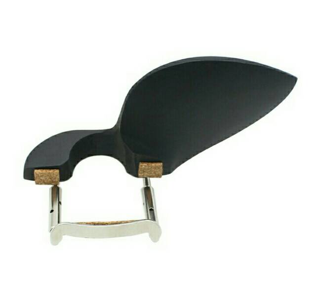 Chin rest untuk biola kayu Maple 3/4 dan 4/4 warna hitam bahan kayu Maple CRMhitam