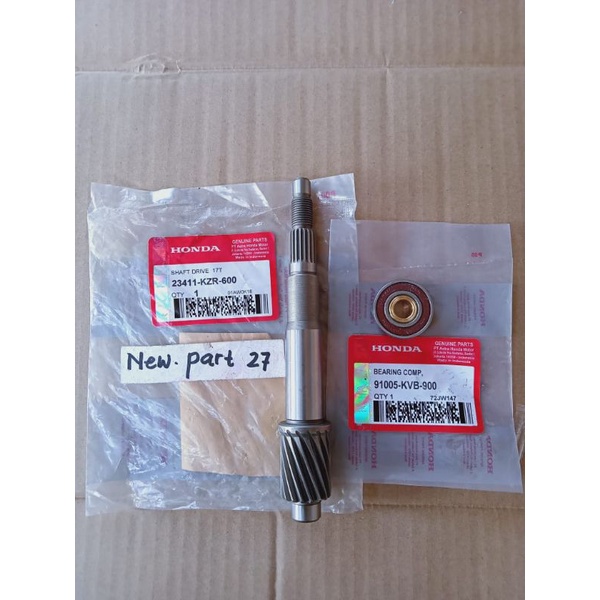 AS+BEARING(kzr)PULLY PULY PULI VARIO 125 OLD-PCX 150 2012-2014 ORIGINAL