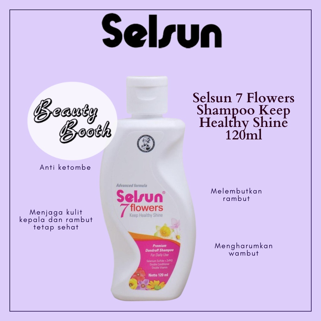 SELSUN 7 Flowers Shampoo Keep Healthy Shine 120ml