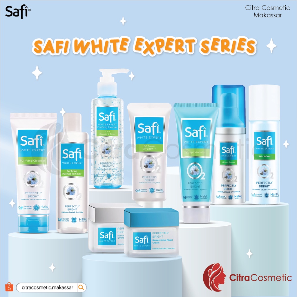 Safi White Expert Series | Day Night Cream 25 45g | Toner | Cleanser | Remover | Essens