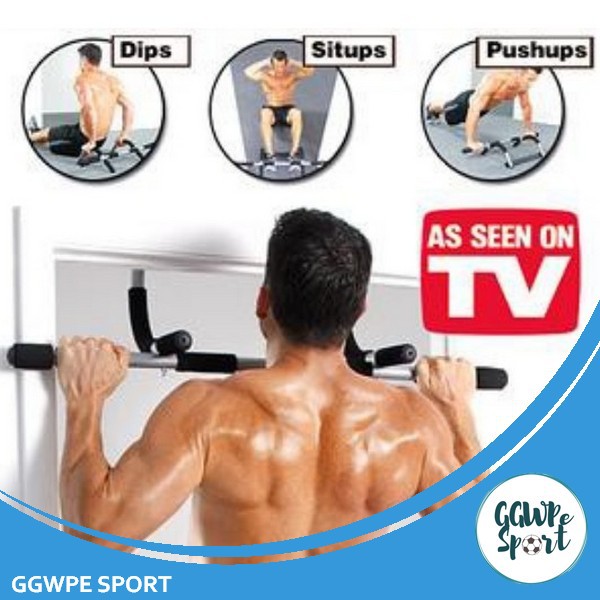 [Terjamin] Alat Fitness / Gym Pull Up / Push Up Iron Gym Alat Olahraga Angkat Badan Kualitas Terbaik