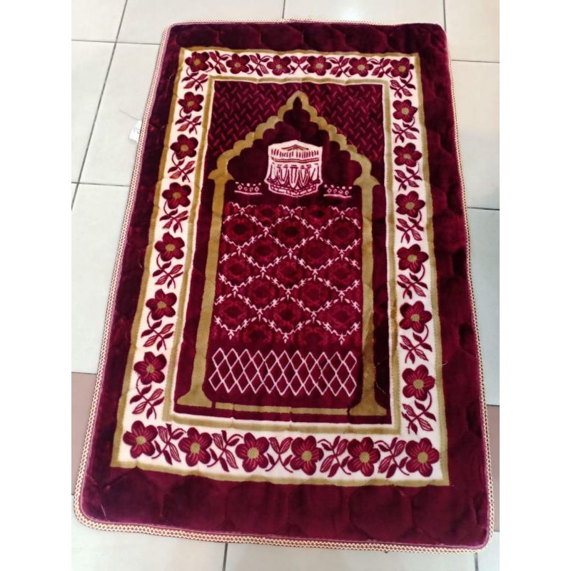 sajadah embos Malaysia tebal empuk
