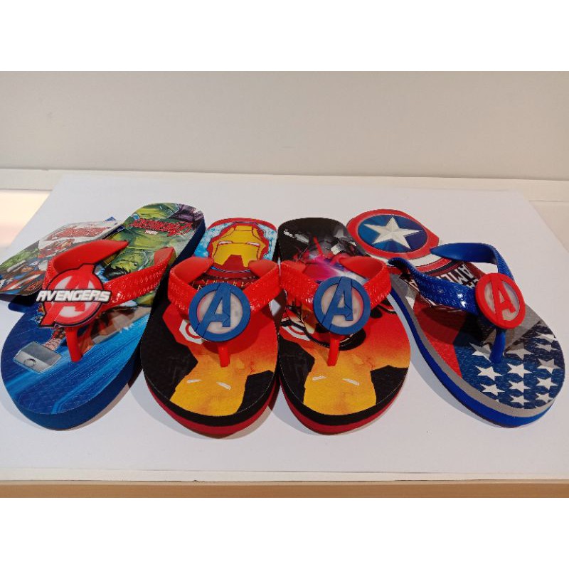 Sandal LED karakter anak cowok,bubblegumers,Marvel