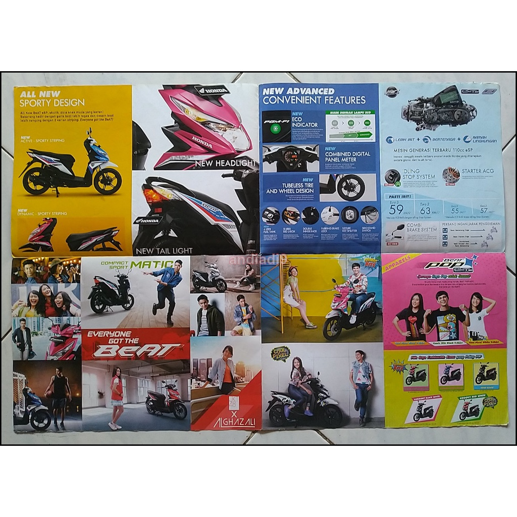 BROSUR BESAR SEPEDA MOTOR HONDA BEAT
