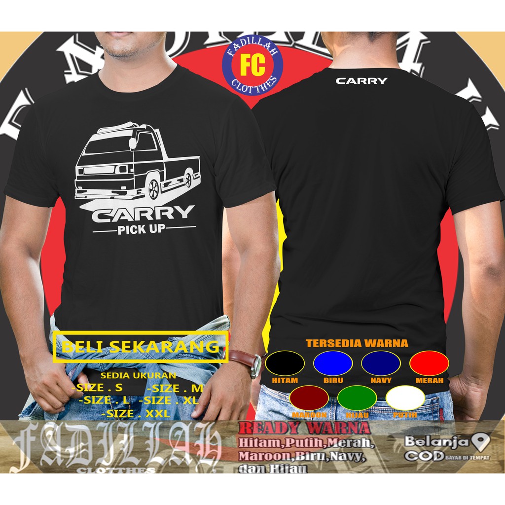 Kaos Mobil Carry Pickup Baju Otomotif