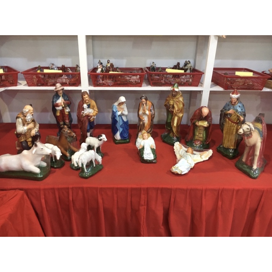 Patung Gua Natal 40cm - Satu Set Patung Gua Natal / Patung Natal