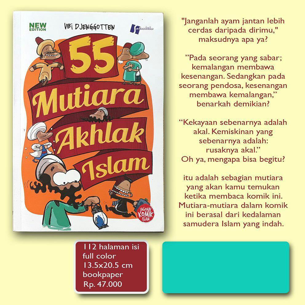 55 Mutiara Akhlak Islam Vbi Djenggotten Shopee Indonesia