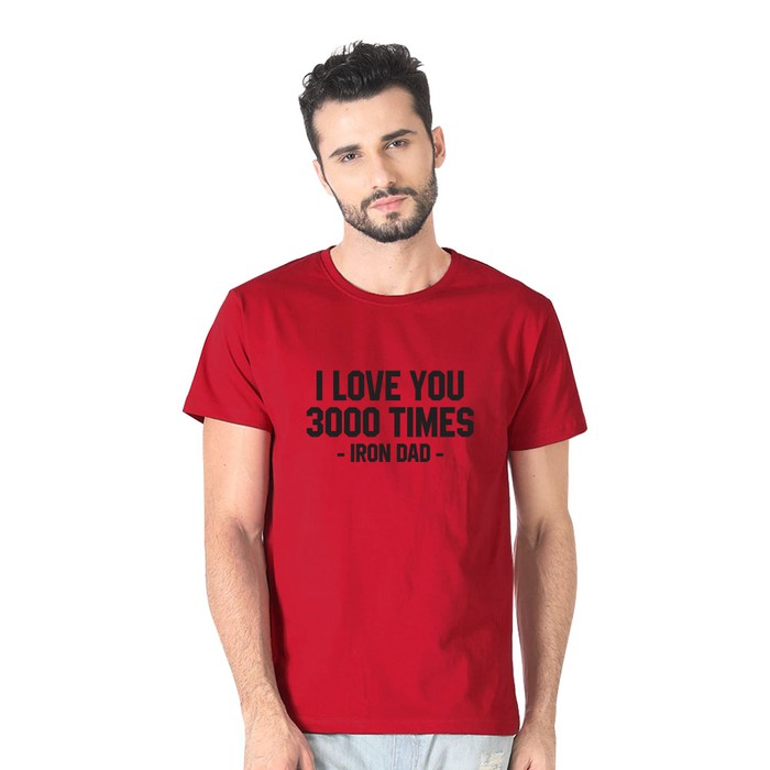 T shirt Pria Kaos Avanger End Game I Love You 3000 Premium Distro 04