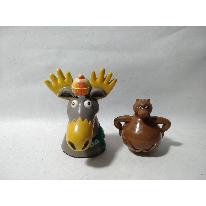 Maskot Negara Canada Canadian Kanada Deer Rusa Caribou Wapiti Elk Moose Cervidae Bear Beruang Countr