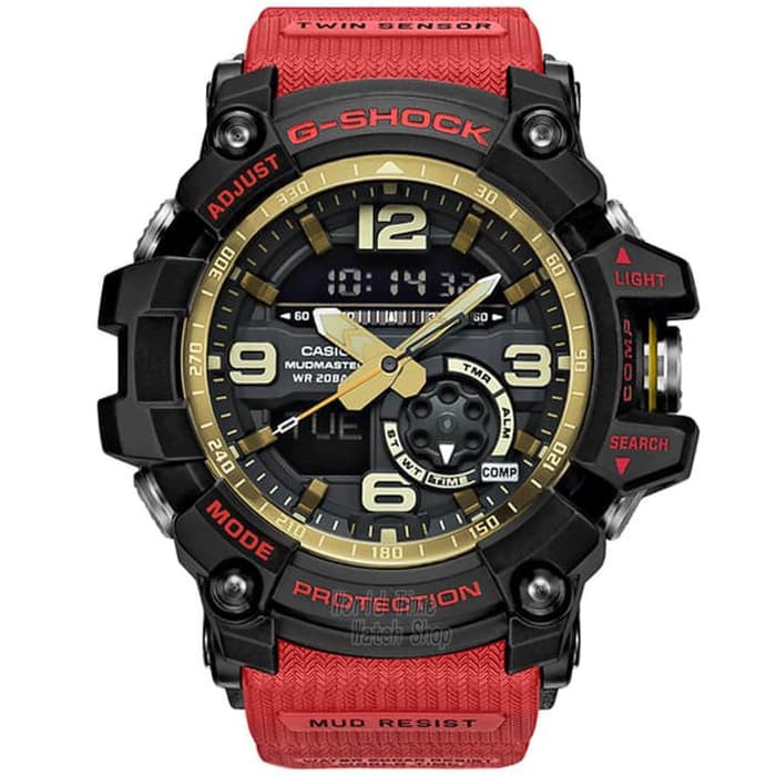 Jam Tangan Pria Merk New Casio G-Shock Type GG 1000 Tali Merah ORI BM