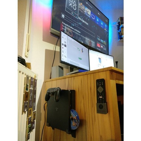 WALL MOUNT # BRACKET DINDING #  PS4 SLIM # 3D PRINTING