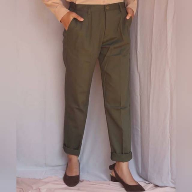  Baggy  pants  Celana baggy  wanita Celana panjang Cekana 