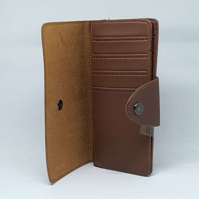 Dompet Pria Remaja dan Dewasa Model Lipat Dua Panjang Kancing Terbaru Kekinian