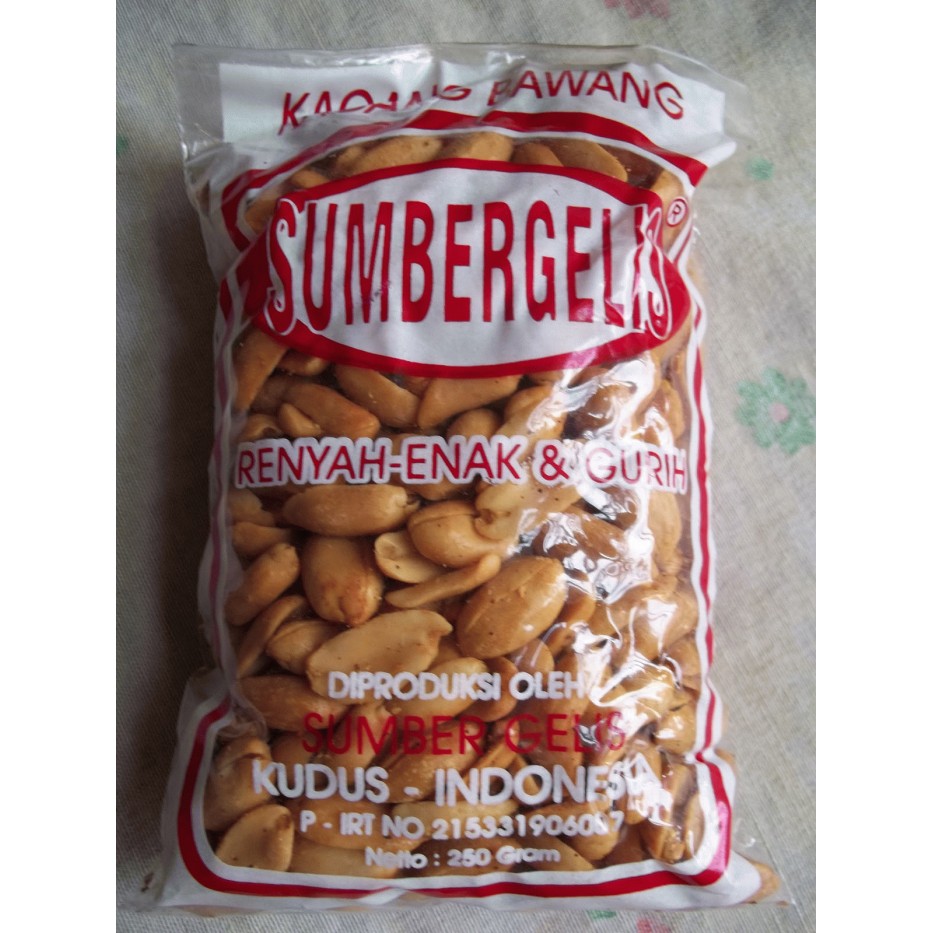 

Kacang Bawang Murah Gurih/Kacang Sumbergelis Kudus/Kacang Bawang Sumbergelis Kudus