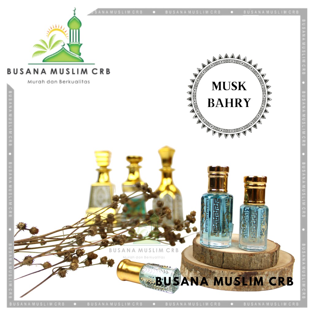 [COD] MUSK BAHRY 3ML / 6ML / 12ML Original Arab Saudi 100% Non Alcohol | Misk Al Bahry Asli