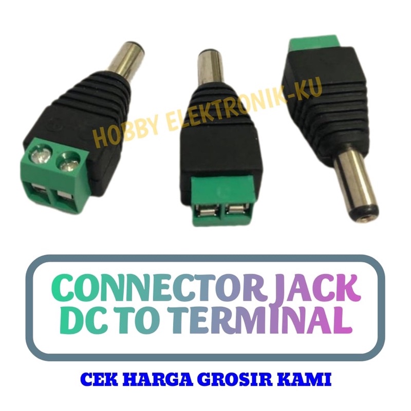 CONECTOR JACK DC TO TERMINAL