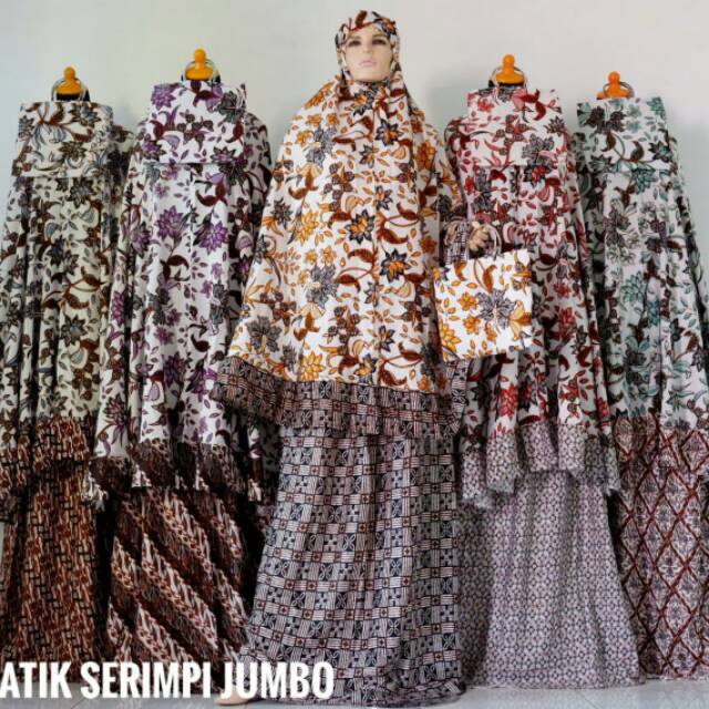 Mukena Bali Motif Batik Serimpi uk.Jumbo