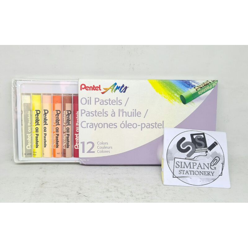 Pentel Crayon 12 warna