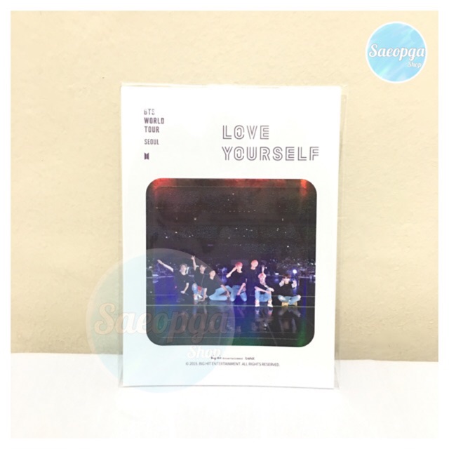 BTS - STICKER DVD LOVE YOURSELF OFFICIAL