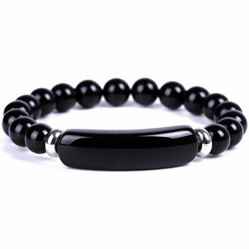 Gelang Manikmanik Batu Tiger Eye Alami Elastis Untuk Wanita