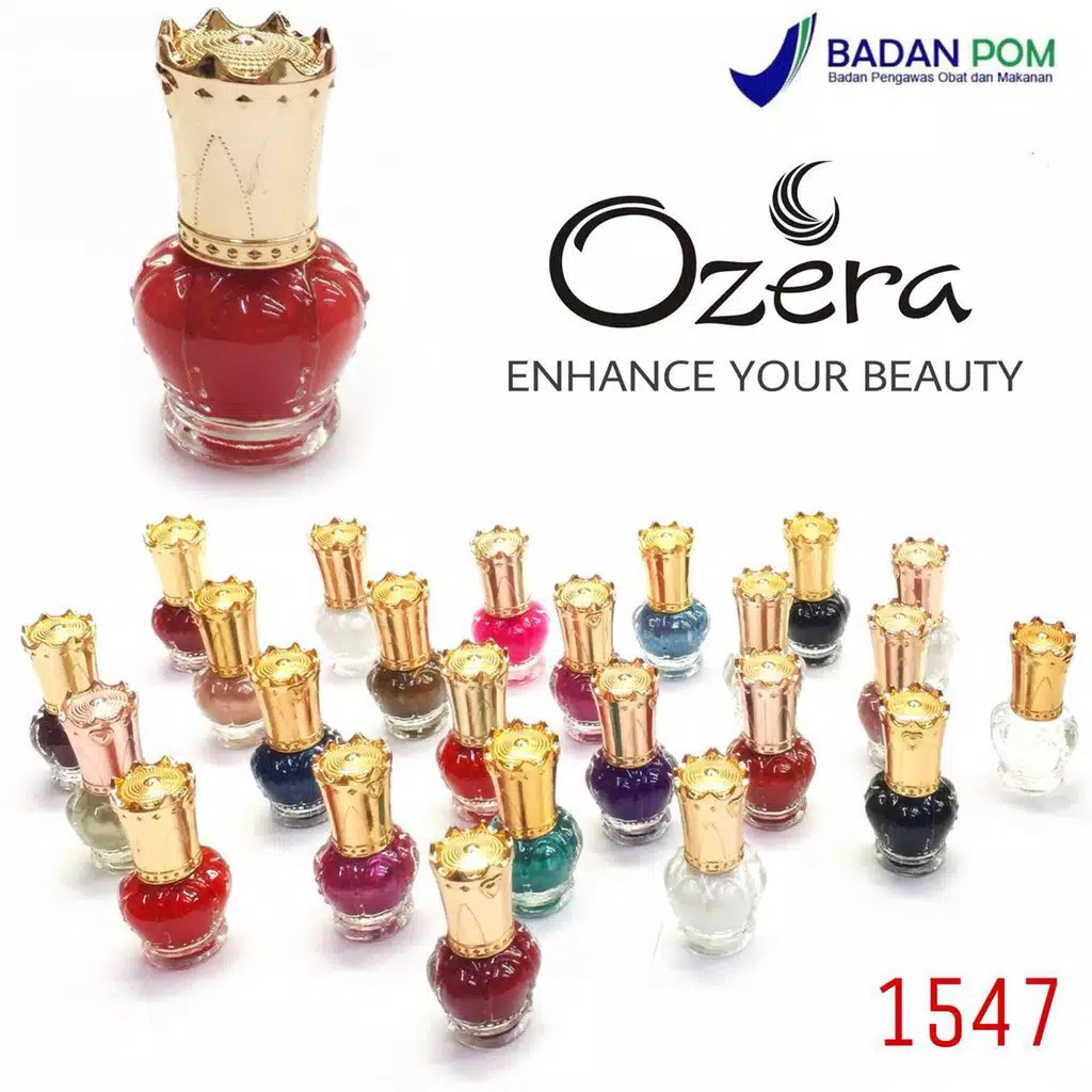 (cyber) cod terbaru  OZERA NAIL POLISH / KUTEK MAHKOTA BPOM ready