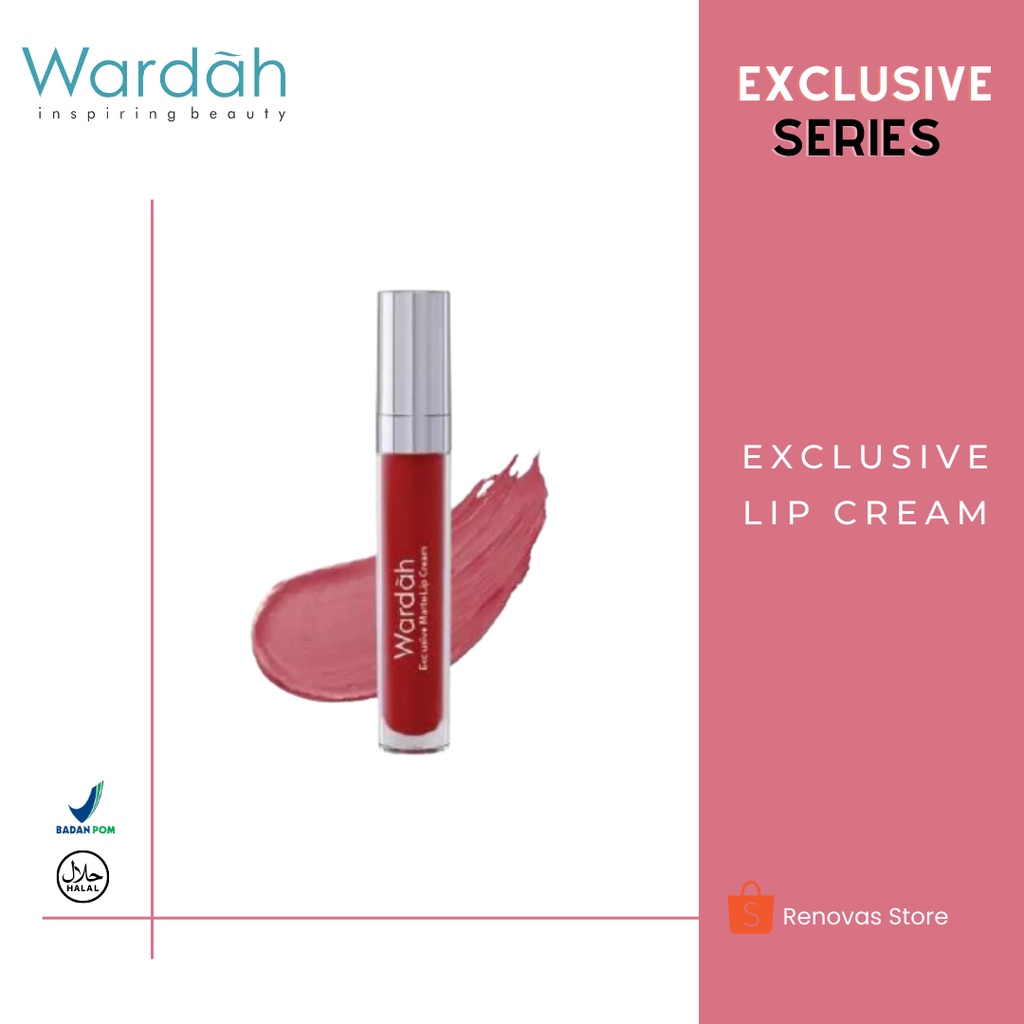 WARDAH Exclusive Matte Lip Cream (18 Warna)