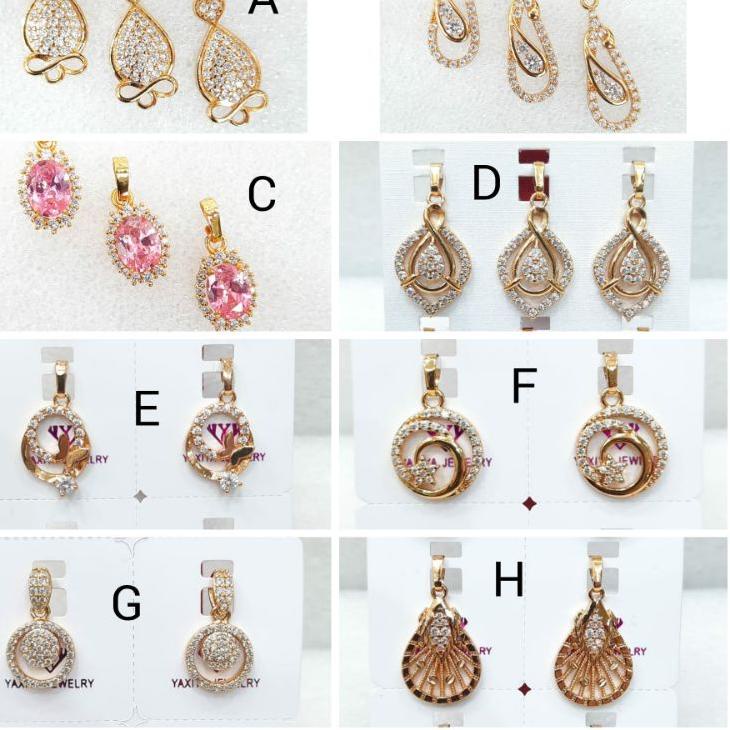 ✅ W0V Liontin Kalung Xuping Lapis Emas Paling Popular