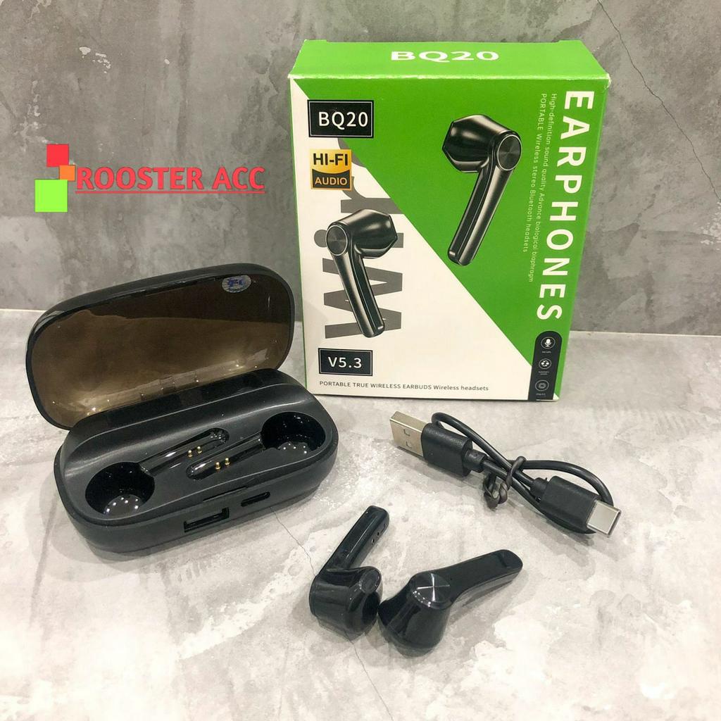 PHF BLUETOOTH TWS + POWERBANK BQ20