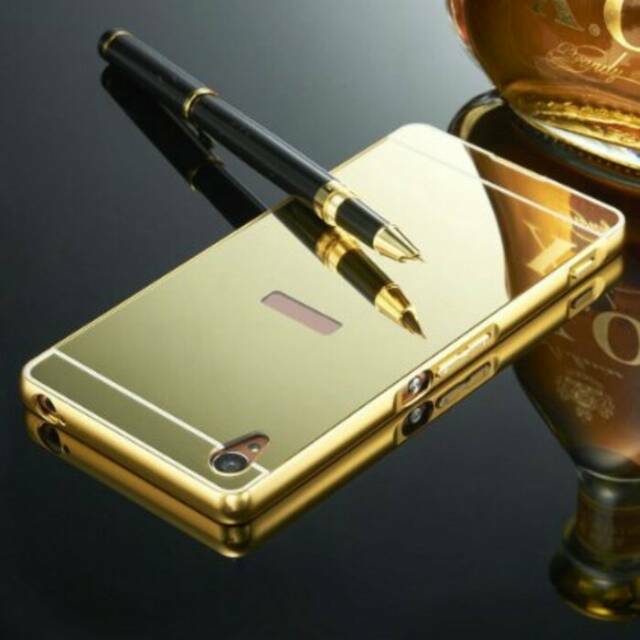 Case mirror alumunium metal bumper sony xperia Z1 Z3 hardcase