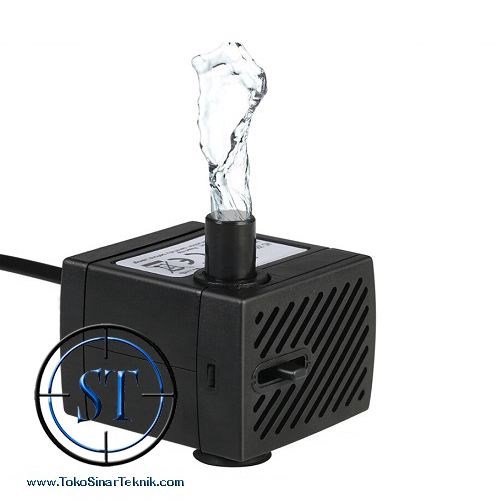 Submersible Water Cooling Pump Aquarium Mini Pompa AC 220v Air Fish Tank LAngsung Pakai Listrik Sedot