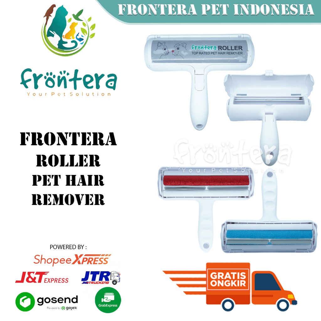 SHp2 MAGIC ROLLER PEMBERSIH BULU KUCING FRONTERA Pet Hair Remover Lint Roller (Warna Random)