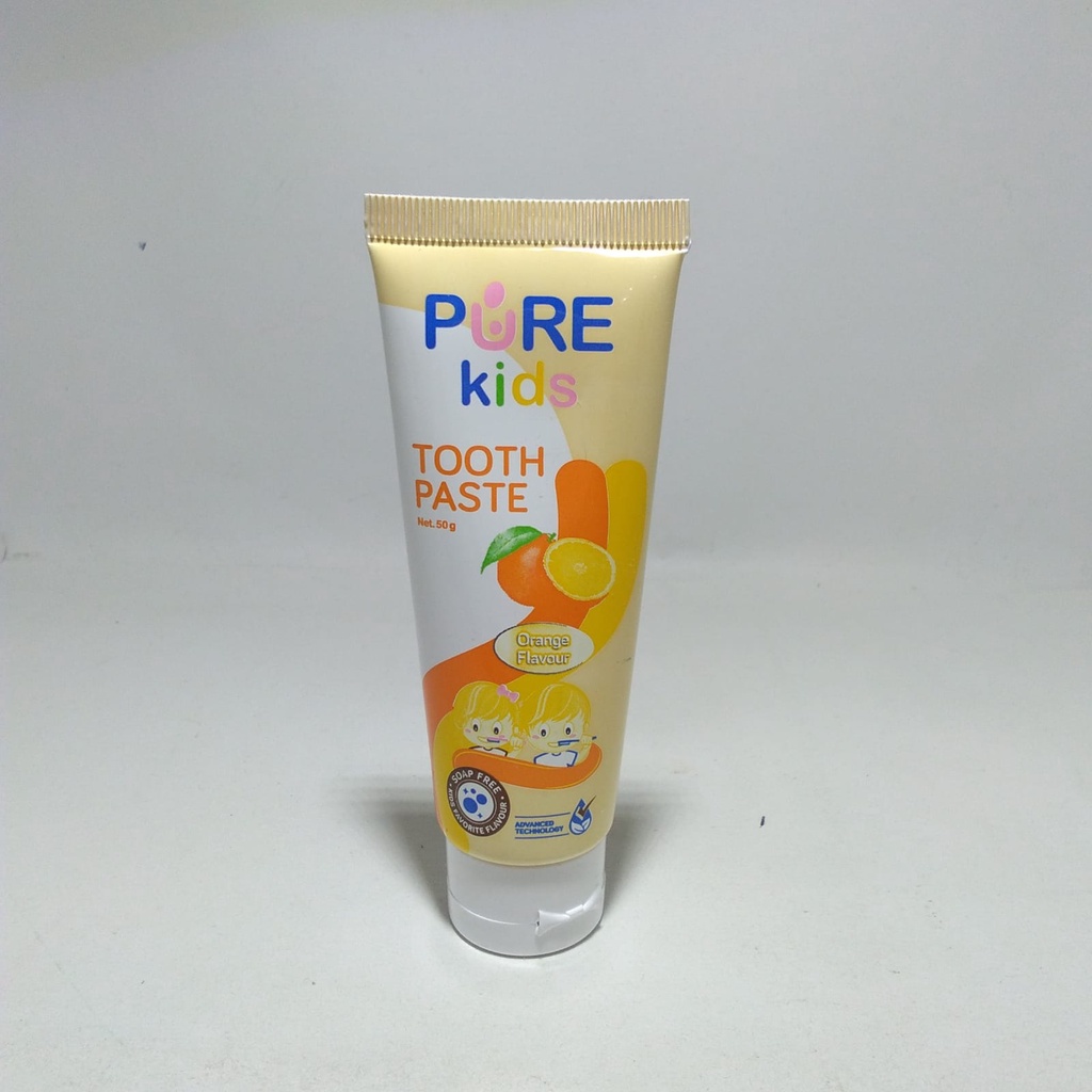 Pure Kids Toothpaste Pasta Gigi Bayi atau Anak Aman Jika Tertelan Net 50g