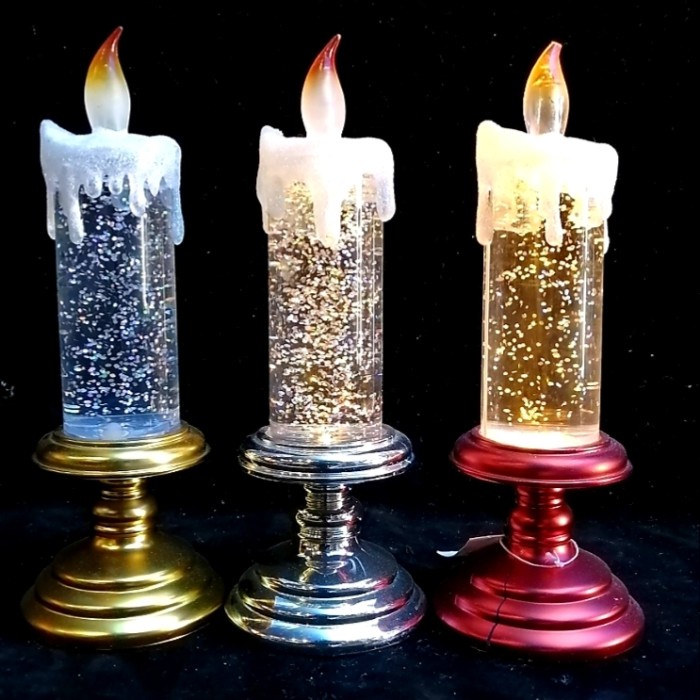 Lilin Elektrik LED Besar Lilin Doa Candle Led Murah Lampu Tidur Lilin - Merah
