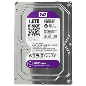 Harddisk WDC Purple 1TB HDD SATA 3,5&quot; RESMI