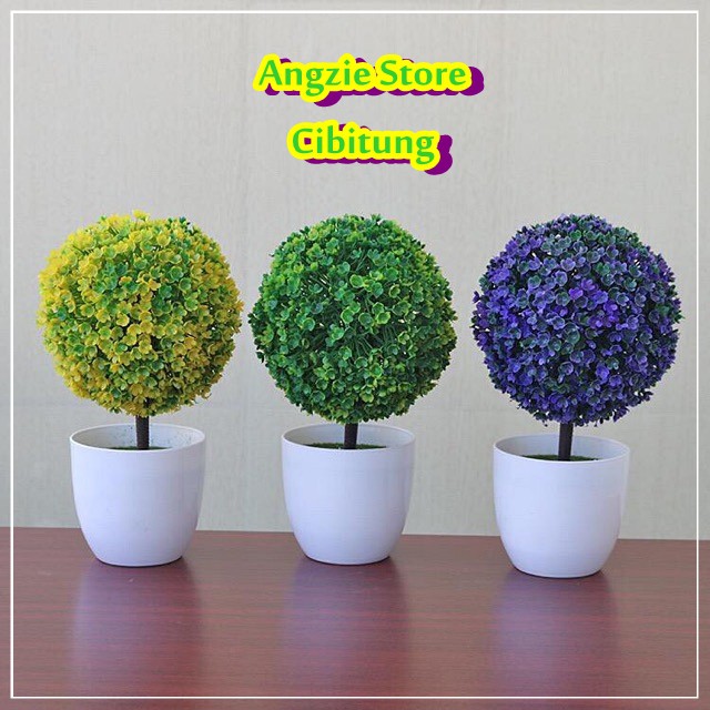  Bunga  Plastik  Artificial Hiasan Pajangan pot Dekorasi 