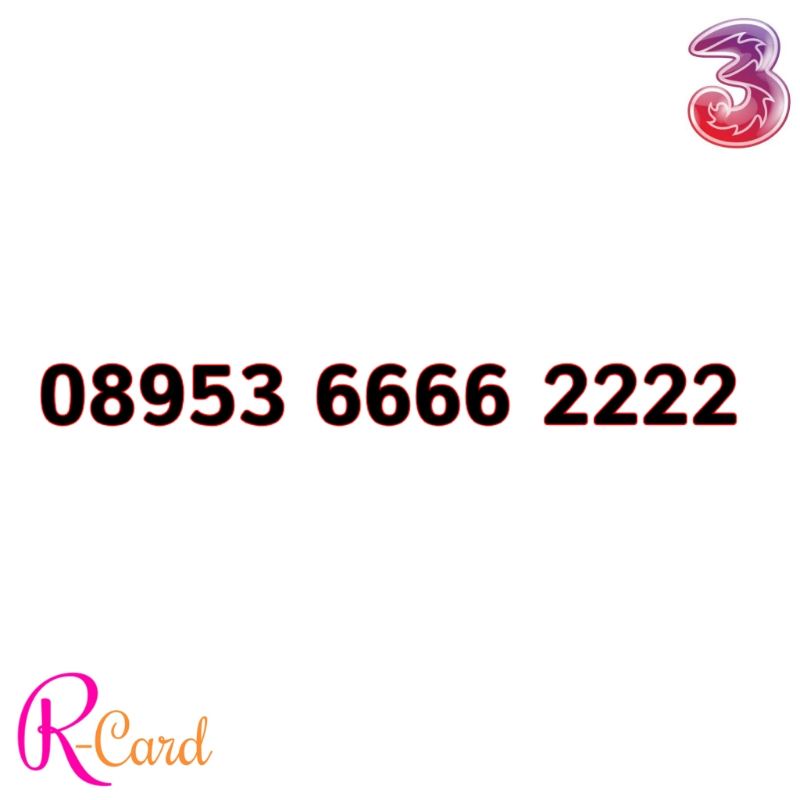 Perdana Nomor Cantik Three Tri Doubel Dobel Kwartet Langka Rapi 6666 2222