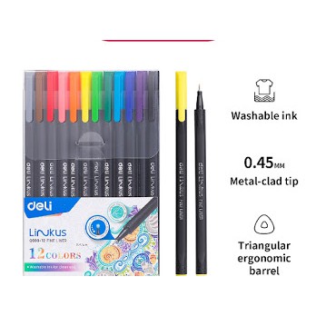 

Deli Fine Linner Segitiga (12 Warna) EQ900-12