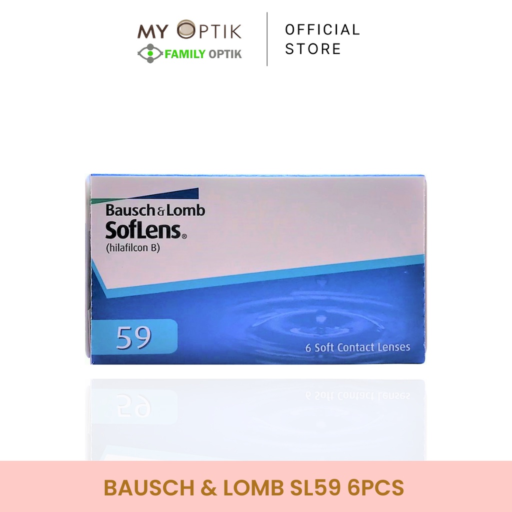 Bausch &amp; Lomb Monthly 3 pasang softlens bening