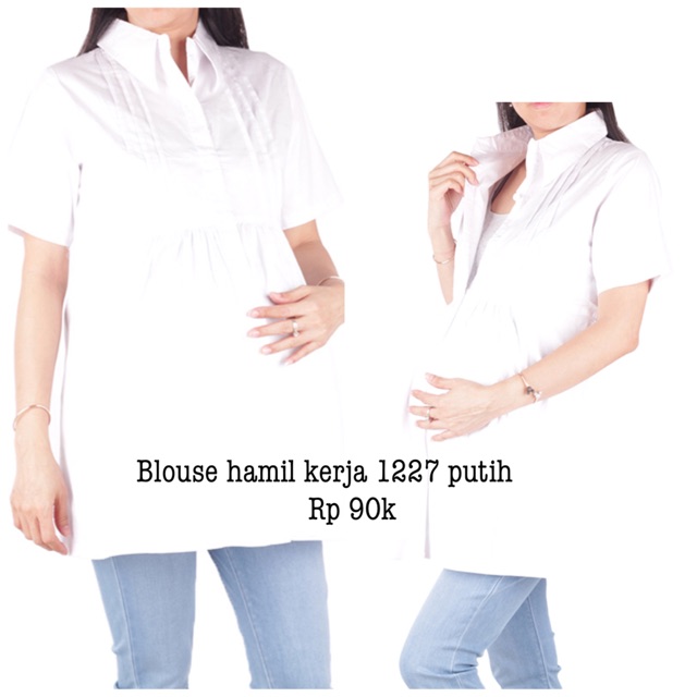 Baju hamil atasan 1227 putih