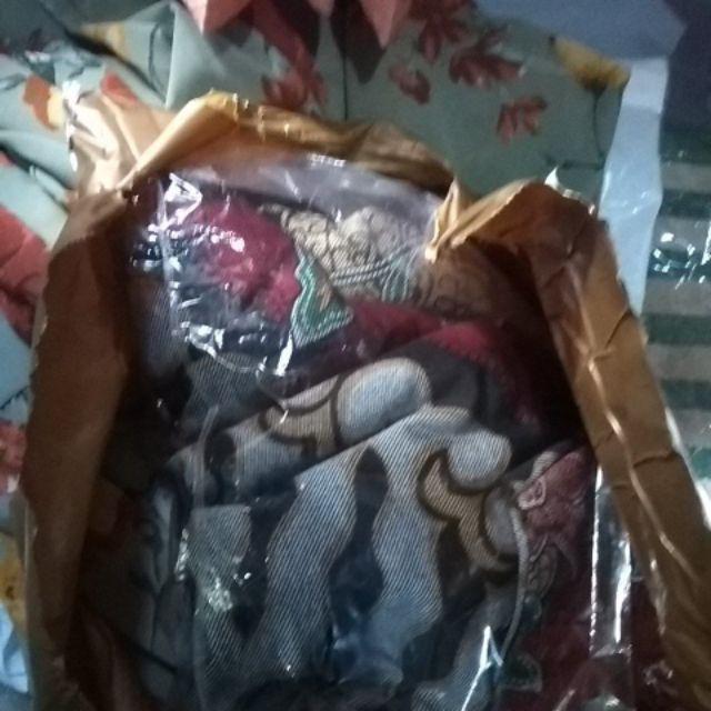 Gamis Calvin Jeans Ld110-130 Motif Batik Soraya#3#4