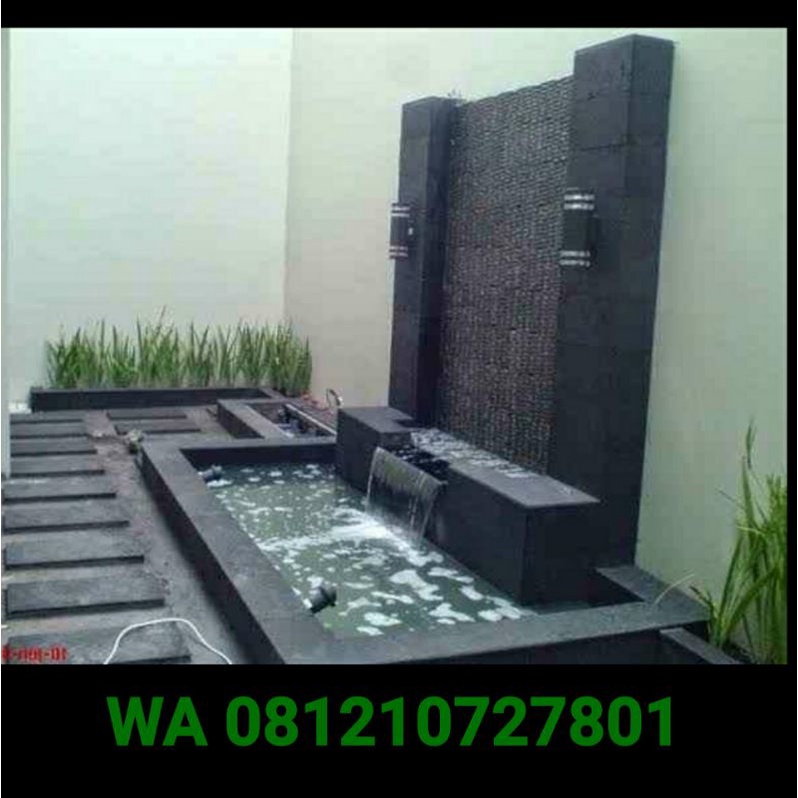 jasa pembuatan kolam koi - kolam minimalis - kolam relief tebing