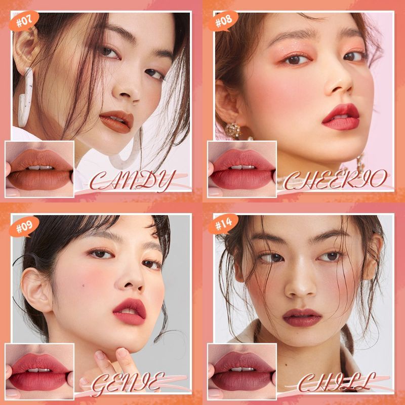 (2 in 1) O.two o Lipcream and blush o.two.o Velvet Matte Lipcream Blush 2in1 BPOM